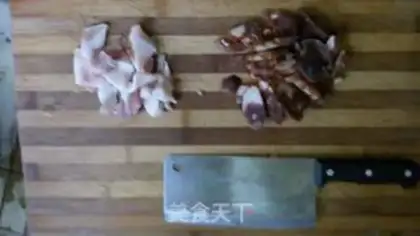 Make Three-layer sausage step 0
