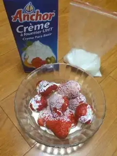 Make Strawberry pudding step 2