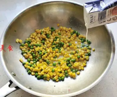 Make Gold and silver are full of pine corn step 5