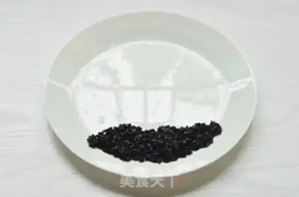 Make Black rice orchids step 1