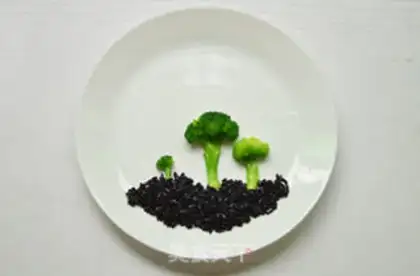 Make Black rice orchids step 5
