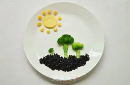 Make Black rice orchids step 9