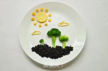 Make Black rice orchids step 11