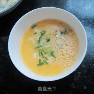 Make Onion rice tofu eggs step 2