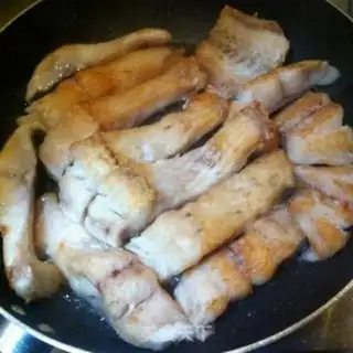 Make Fried herbs step 3