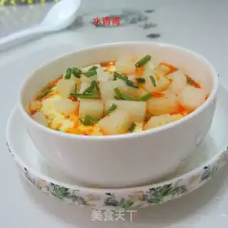 Make Onion rice tofu eggs step 7