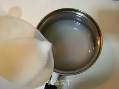 Make Jelly almond tofu step 3