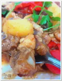 Make Potato chicken step 4