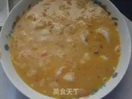 Make Shrimp swollen eggs step 9