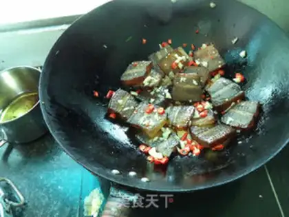 Make Spicy garlic pork step 6