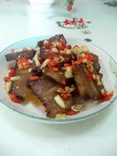 Make Spicy garlic pork step 8