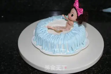 Make Bubble bath cake step 14