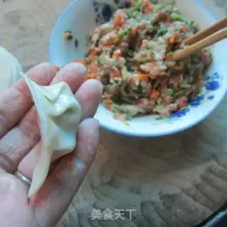 Make Fried dumplings step 2