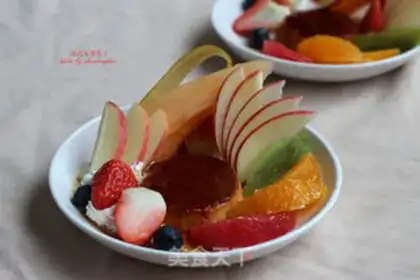 Make French fruit pudding step 16