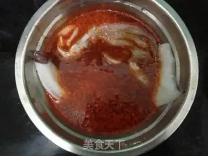 Make A roasted squid roll of golden mushrooms step 3