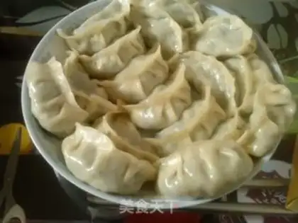 Make Celery mushroom dumplings step 3