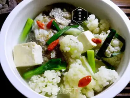 Make Fresh fish broccoli tofu soup step 8