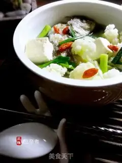 Make Fresh fish broccoli tofu soup step 9