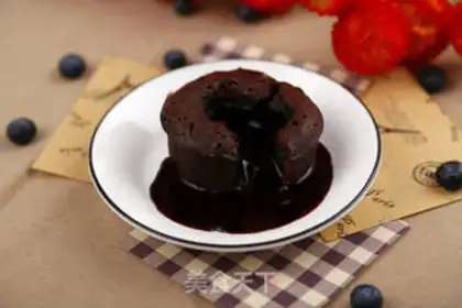 Make Chocolate lava cake step 13
