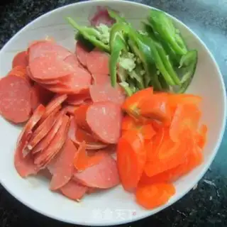 Make Carrot roast sausage step 1