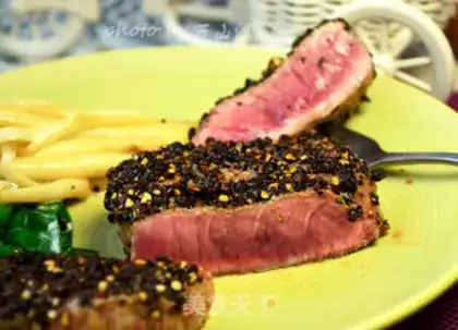 Make Black pepper steak step 11
