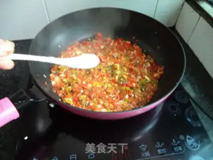 Make Chili omelet step 4