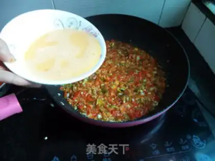 Make Chili omelet step 6