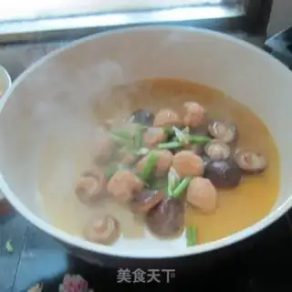 Make Curryball boils mushrooms step 6