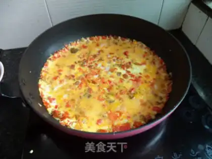 Make Chili omelet step 8
