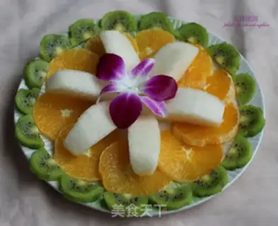 Make A happy fruit platter step 6