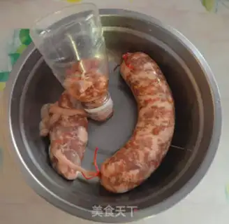 Make Homemade wide sausages step 15
