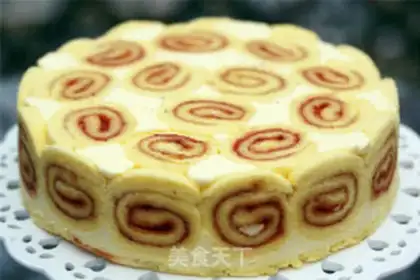 Make Strawberry cheese mousse cake step 23