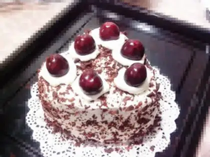 Make Black forest cake step 20