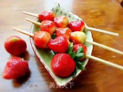 Make Ice cream strawberries step 7