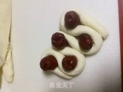 Make The date buns step 9
