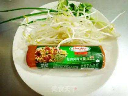 Make Silver sprouts of ham step 0