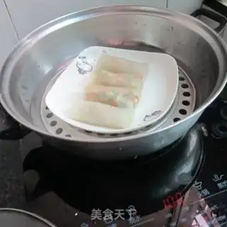 Make Steam pork parchment step 7