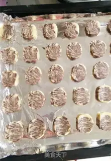 Make Marble cookies step 11