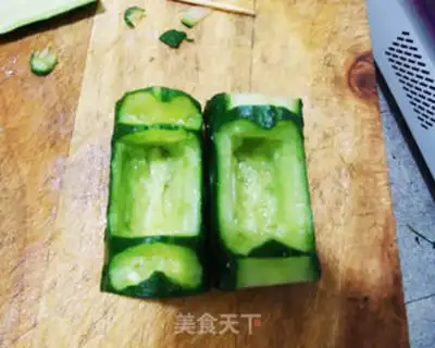 Make A field salad cucumber step 1