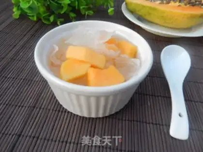 Make Silver ear papaya sugar step 8