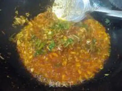 Make Qin chili sauce step 4
