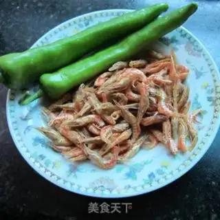Make Peppers fried shrimp step 0