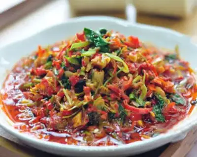 Make Qin chili sauce step 6