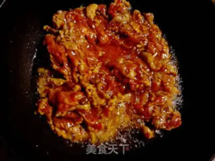 Make Garlic meat step 3