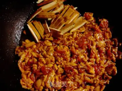 Make Garlic meat step 4