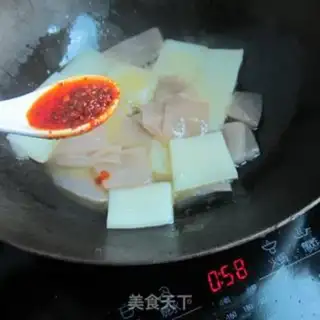 Make Spicy tofu step 4
