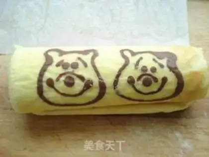 Make Pooh rolls step 21