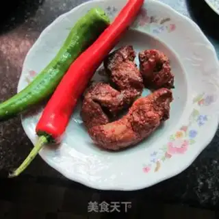 Make Fish fragrance, double pepper fork step 0