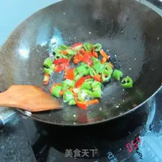Make Fish fragrance, double pepper fork step 4
