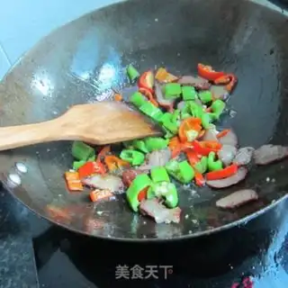 Make Fish fragrance, double pepper fork step 8